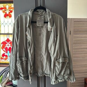 Young broke and fabulous cargo jacket